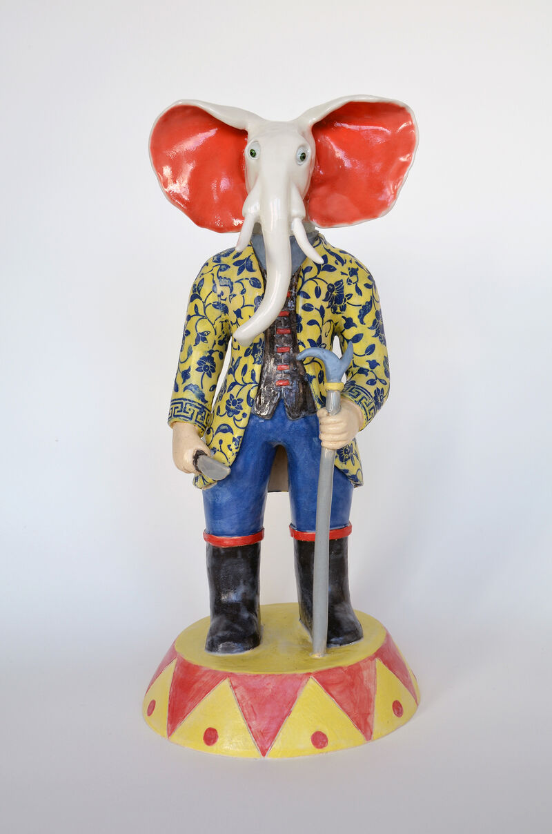 The Tuskmaster - a Sculpture & Installation by Claude Jones